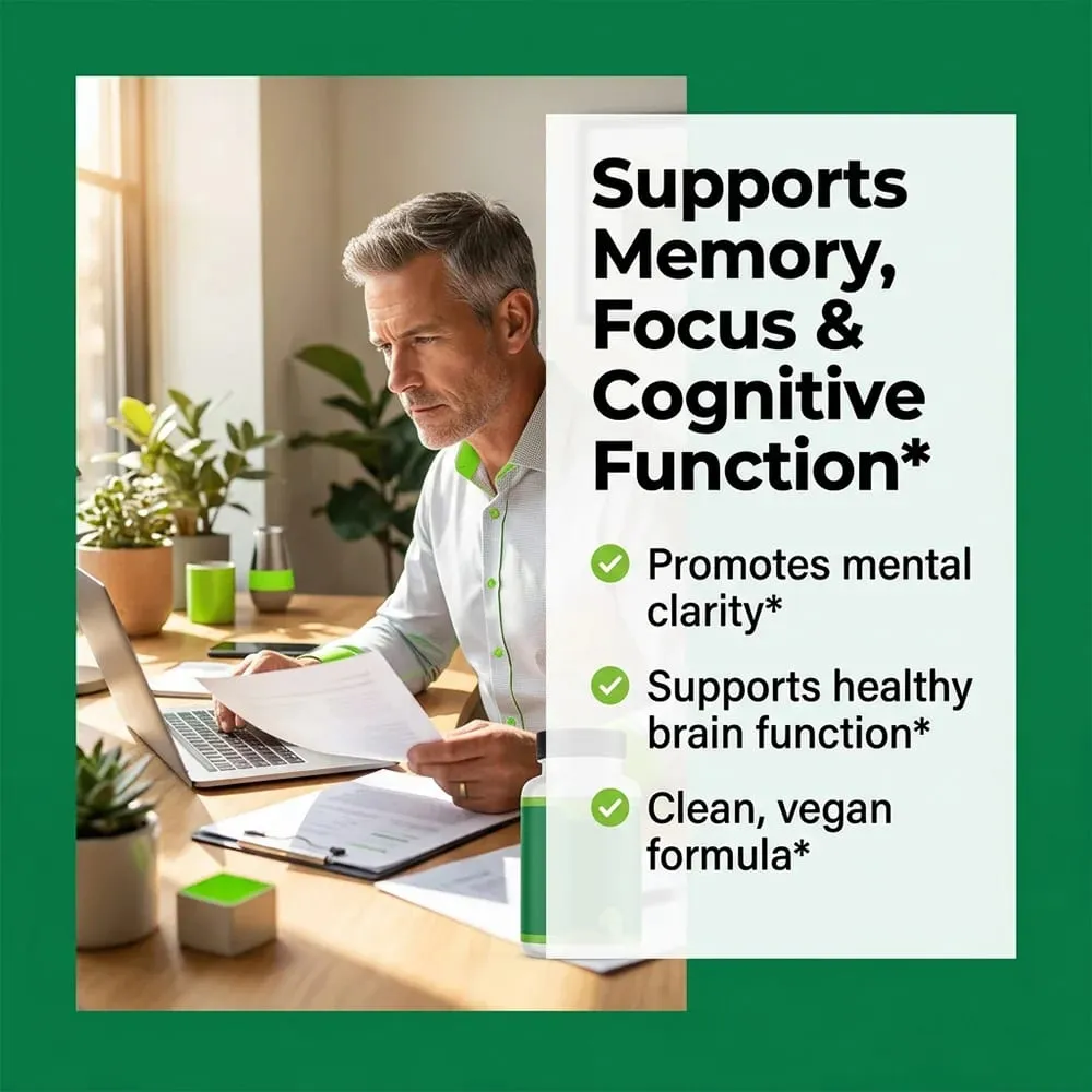 Choline 500mg - High Potency Choline Supplements Supports Cognitive Performance & Liver Function Vegan Capsules Non-GMO