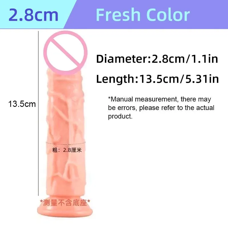 Realistic Silicone Dildo with Suction Cup G-Spot Anal Dildos Strapon Dick Butt Plug Masturbat Adult Sex Toys for Man Women