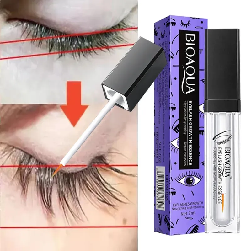 Fast Eyelash Growth Serum 7 Days Natural Eyelash Enhancer Longer Fuller Thicker Curling Lash Treatment Eye Care Products Makeup — image 3