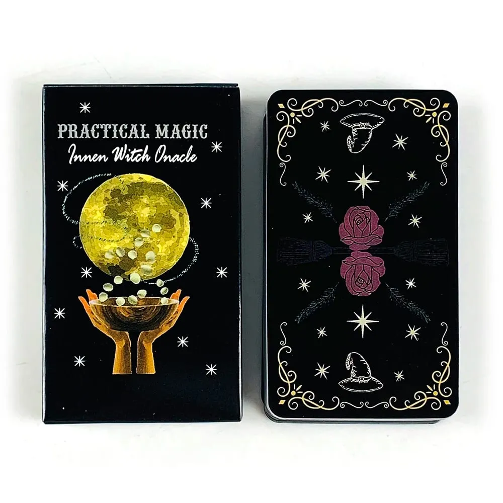 Practical Magic Inner Witch Oracle Cards 46 Card Deck Mysterious Divination Deck English Vision Edition Board Playing Game — image 1