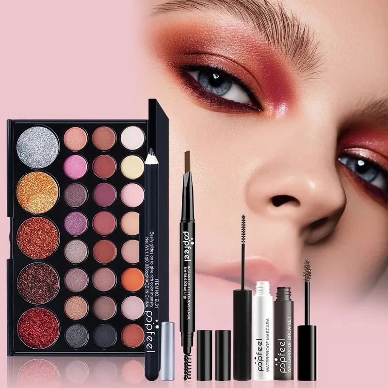 Women's All-In-One Makeup Kit Full Set - Eyebrow Eyeliner Eyeshadow Included Beauty Makeup Sets for Women