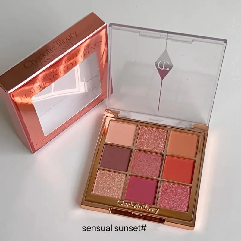 Charlotte Tilbury Eyeshadow Palette Satin-matte Shimmer and Metallic Finishes Easy-to-use 9-shade CT 2026 Trending Eye Looks