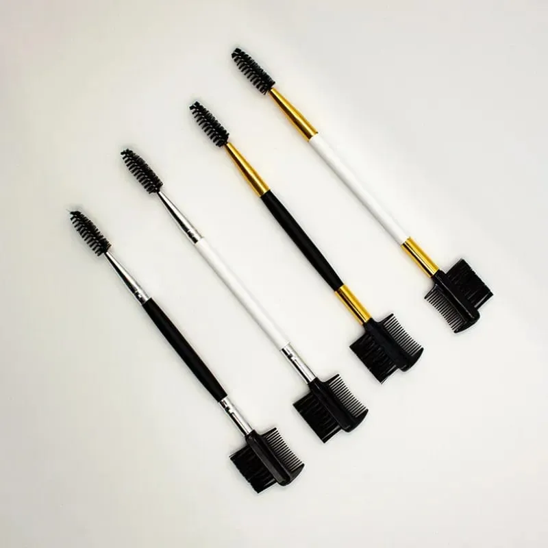 1PC Double Ended Eyebrow Comb Brush Beauty Makeup Brushes Eyelash Applicator Professional Make Up Tool — image 6