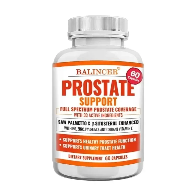 Saw Palm Supplement Containing Antioxidant Vitamins Supporting The Prostate and Promoting Urinary System Health
