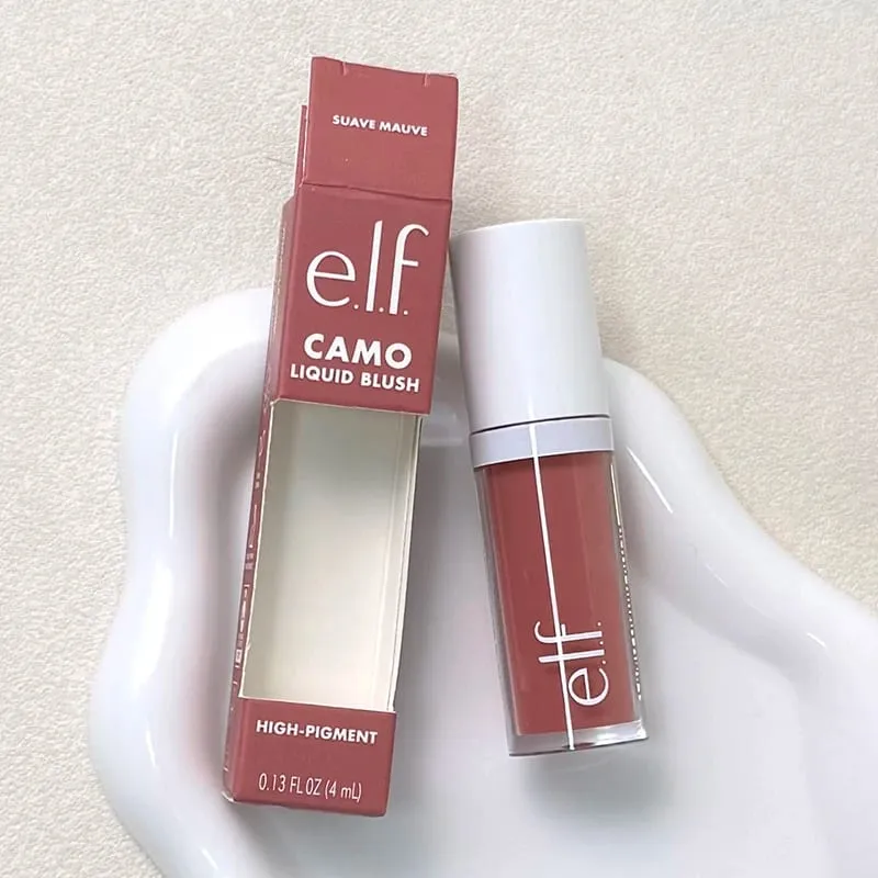 Elf Blush for Lips Cheeks Smooth Liquid Blush Two-ended Lipstick Lip Gloss Long-lasting Makeup Pink Primer for Pore Minimization — image 16