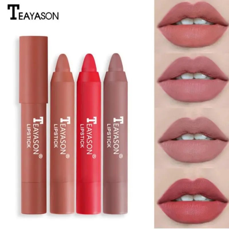 Matte Lipstick Easy Coloring Non-Stick Cup Long-Lasting Comfortable Wear Lip Makeup for Women — image 2