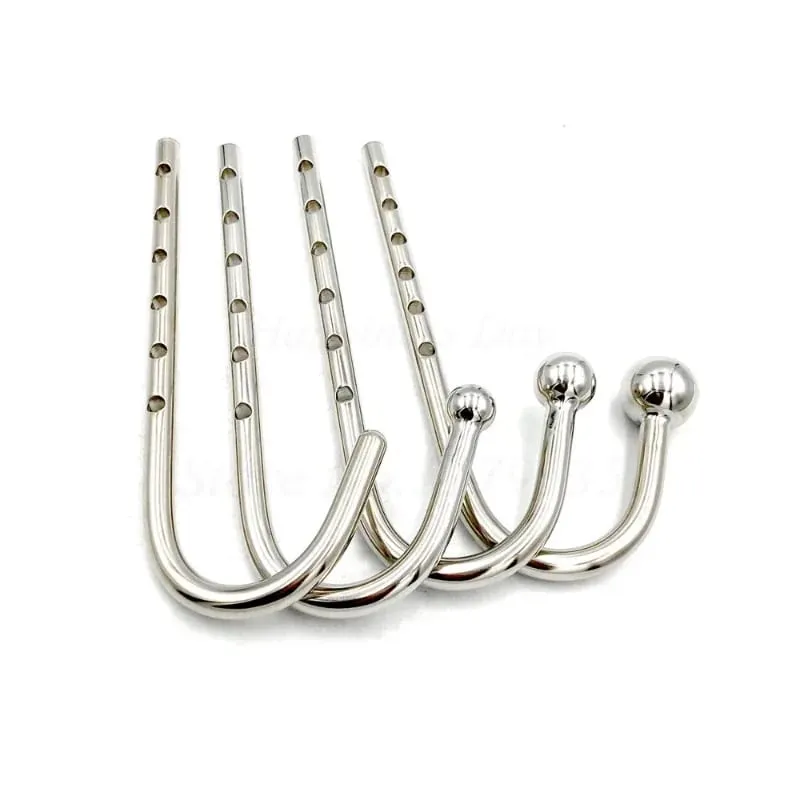 Lock Forced Collar Restraint Frame with Anal Hook Plug Stainless Steel BDSM Bondage Collar SM Sex Toy for Couple Adult Game
