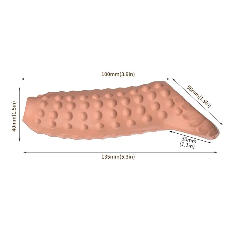 Thicken Penis Enlargement Sleeve Reusable Cock Ring Delay Ejaculation Penis Extender Condom Lock Ring Sex Toys Men Erotic Goods — image 18