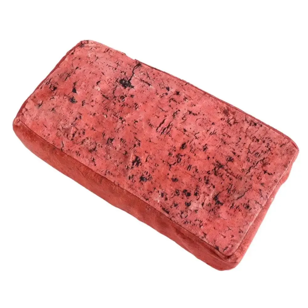 Simulation Brick Plush Sponge Brick Toy Cushion Funny Sponge Simulation Brick Cute Creative Simulation Fake Brick Plush Cushion