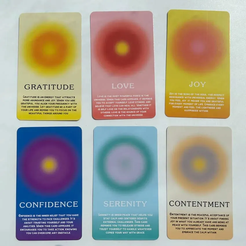 Emotional Card Deck Support Personal Growth And Inner Peace Oracle Card Games 12x7cm 56-Cards