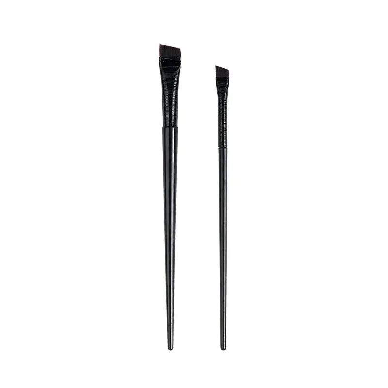 Karsyngirl 2/3Pcs Blade Eyeliner Brush Eyebrow Brush Portable Flat Fine Eye Liner Brow Contour Makeup Brushes Makeup Tool