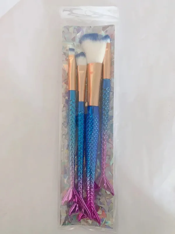 4 Set Makeup Brushes Set Cosmetic Powder Eye Shadow Foundation Blush Brush Soft Beauty Make Up Tool Maquiagem 6 Color Gradient