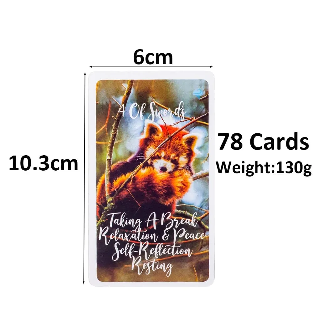 Twin Flame Awakened Path Tarot 78-Card Deck Meaning Oracle Card Divination Edition Board Playing Game 10.3*6cm — image 5