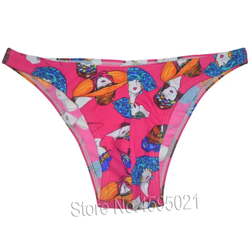Sexy Bikini Brief Low Cut Men's Beach Micro Shorts Slip Underwear Bodybuilding Physique Posing Sunbathing Stretchy Shapely Pouch