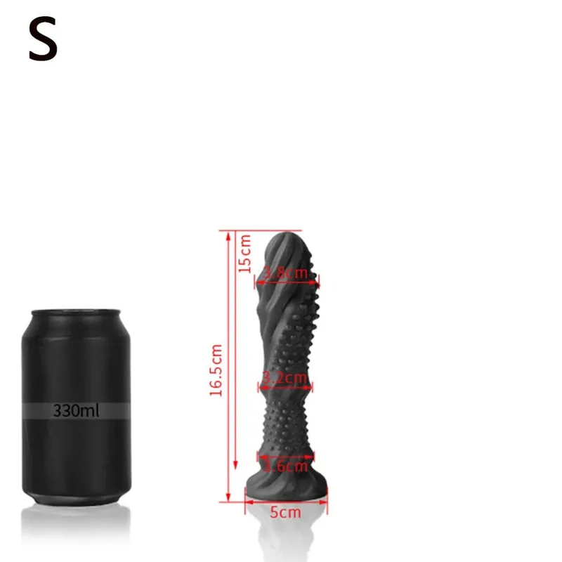 Wolf Tooth Stick Huge Long Anal Plug Big Dildo Butt Plug Anus Expansion Stimulator Prostate Massage Anal Sex Toys for Woman Men