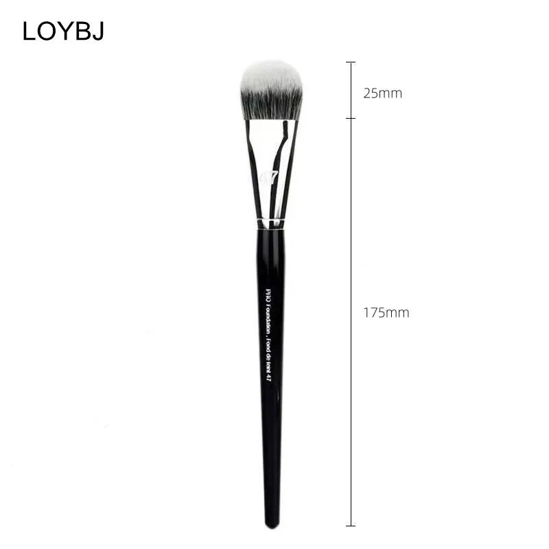 1-10pcs Pro Foundation Brush 47 Broom Head Professional Liquid Foundation Cream Concealer Brushes Women Face Base Makeup Tools