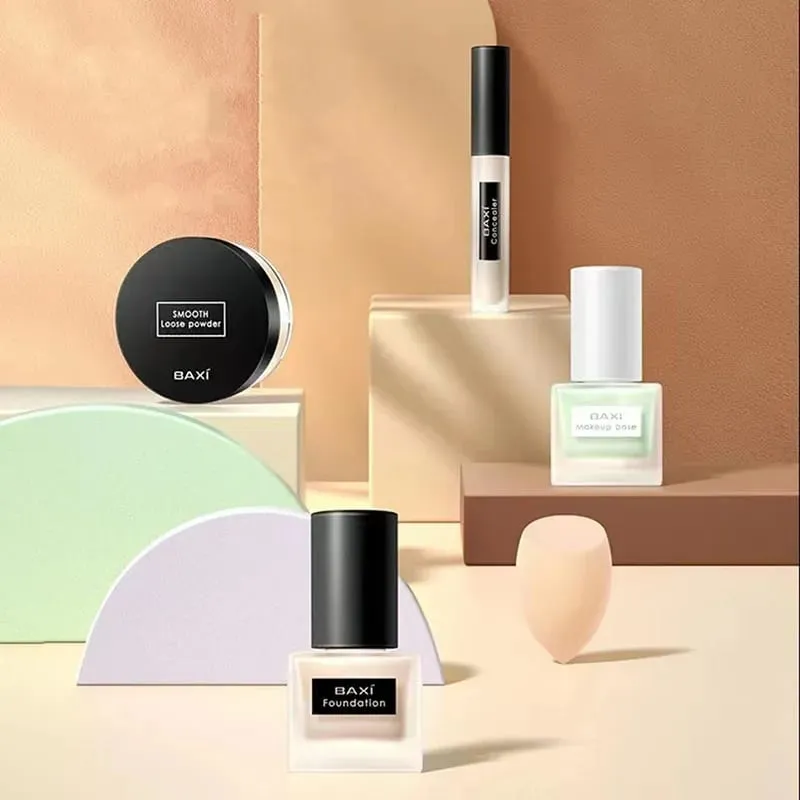 Make Up Face Powder Matte Makeup Foundation Cream for Face Professional Concealing Dark Circle Liquid Corrector Cream Cosmetic