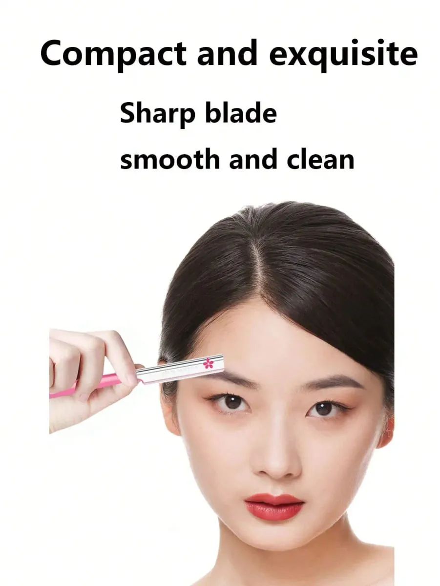 5pcs Compact And Exquisite Beipin Professional Eyebrow Trimmer Sharp Blade For Smooth And Clean Grooming