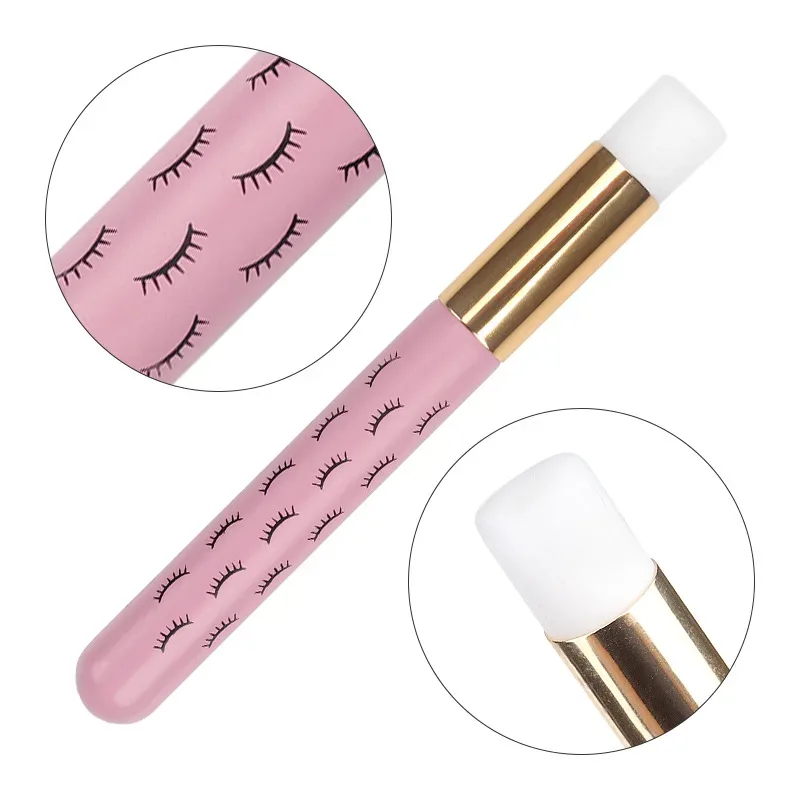 5pcs/Set Soft Eyelash Extension Cleaning Brushes Eyebrow Nose Comedones Clean Brush Lash Shampoo Makeup Brush Tools