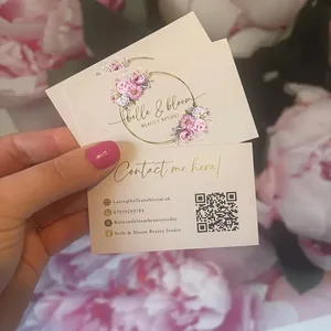 Tilpassede enkeltsidede visitkort Personlige fotokort Custom visitkort Invitationskort