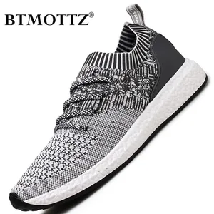 Tendência da moda sapatos masculinos malha leve tênis masculino confortável casual sapatos de caminhada respirável rendas masculino ginásio formadores