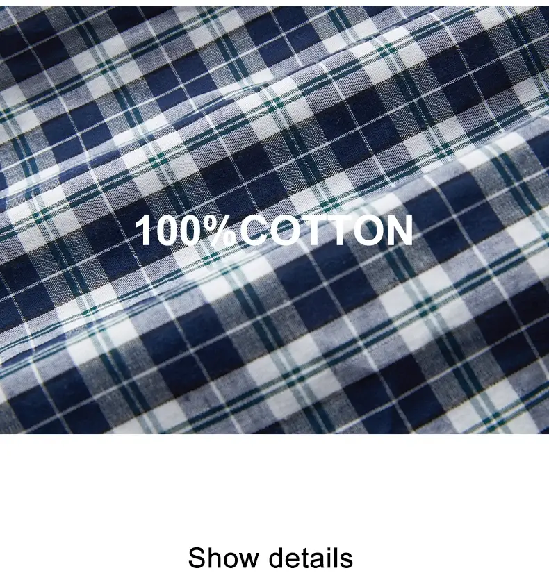 3/5/10Pcs/lot Boxer Men Underwear Cotton Man Short Breathable Plaid Flexible Shorts Boxer Male Underpants Plus Size BoxerShorts
