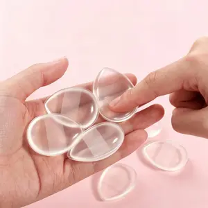 2PCS மினி சிலிகான் விரல் நுனிகள்-மீண்டும் பயன்படுத்தக்கூடிய நறுமணம் இல்லாத மேக்கப் பிரஷ்கள் ஃபவுண்டேஷன் கன்சீலர் மற்றும் பவுடர் மேக் அப் பாகங்கள்
