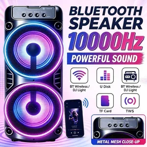 BT/USB/TF/AUX/FM/TWS/MIC/EQ செயல்பாடுகளுடன் இணக்கமான JBL ஒலிபெருக்கி பார்ட்டி எல்இடி விளக்குகளைக் கொண்ட தொழில்முறை பெரிய புளூடூத் ஸ்பீக்கர் போர்ட்டபிள் வடிவமைப்பு. பிறந்தநாள் கிறிஸ்துமஸ் மற்றும் புத்தாண்டுக்கான சிறந்த பரிசு