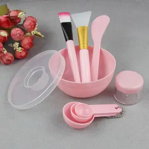 Ensemble de bols de mélange de masques faciaux, outil de mélange de masques faciaux à faire soi-même avec bol de masque en Silicone, pinceaux de maquillage, spatule, soins de la peau, beauté et santé
