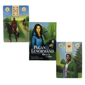 Kad Oracle Pagan Lenormand Versi Bahasa Inggeris Hiburan Pesta Takdir Dek Tarot Misterius