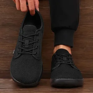 Men's Casual Sneakers Lightweight Casual Wide Toe Sneakers Non Slip Comfortable Boat Shoes Unisex Barefoot Minimalist Shoes