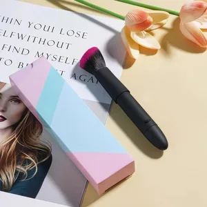Elektrický štětec na make-up 10 Gears Dobíjecí multifunkční štětec na tvářenku Štětec na obličej Pohodlný měkký pro domácí líčení na cesty