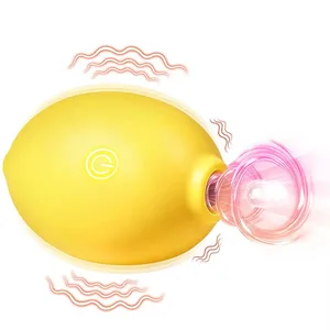 Kelentit Menghisap Lemon Vibrator untuk Wanita 10 Kelajuan Penyedut Vakum Perangsang Puting Penghisap Kelentit Mulut Tukang Urut Seks Wanita