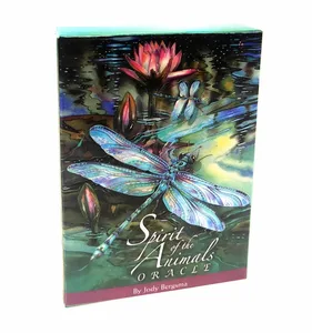 Spirit Of The Animals Oracle Cards Ein Deck mit 52 Tarotkarten, Divination Edition, Deck für Familien, Frauen, Partys und Tischspiele