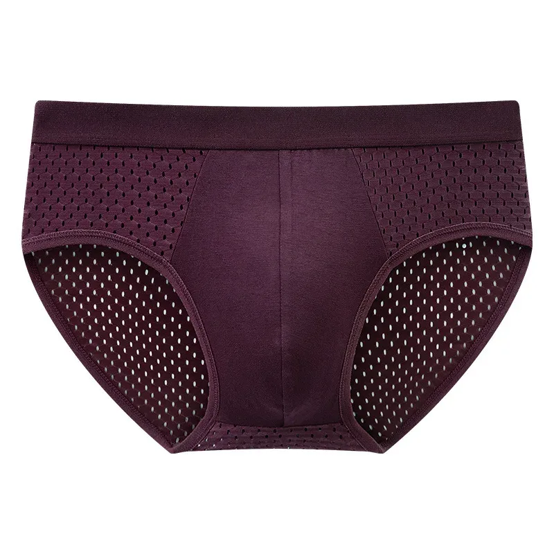 1/4 PCS Männer Unterwäsche Männlich Dünne Atmungsaktive Dreieck Höschen für männer Eis Seide Slip Mesh Sexy Quadratische Ecke Hosen für Shorts