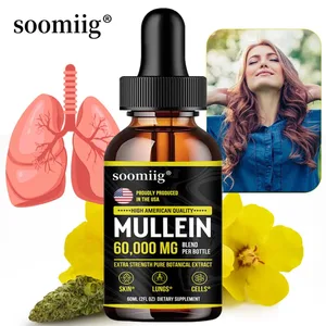 Mullein Leaf Drops - Kraftfull Mullein för immunstöd Detox och andningsstöd Organiskt rengöringstillskott