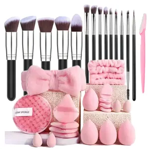 Professionelle 14PCS Make-Up Pinsel Set Weichen, Flauschigen Foundation Lidschatten Concealer Blending Rouge Pinsel Kabuki Frauen Schönheit Werkzeuge