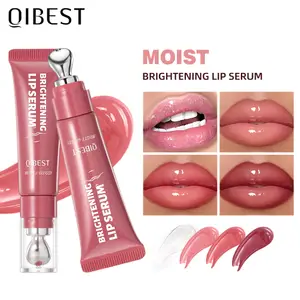 4 Colors Mirror Pearl Fine Csillogó Hidratáló Pipe szájfény Hidratáló Kristályfényes Ajakmáz Réteges ajak smink