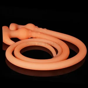 Siêu Dài Hậu Môn Cắm Roi Silicone Đeo Mông Cắm Rỗng Enema Vệ Sinh Âm Đạo Dương Vật Giả Sâu Hơn 18 + Đồ Chơi Tình Dục Người Lớn dành cho Các Cặp Đôi