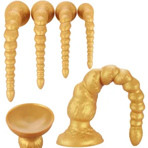 Lang analprop Silikone Butt Plug Big Anal Dildo Sexlegetøj Til Kvinder Gay Fleksibel Anal Plug Anus Enhancer Vagina Stimulation Gode