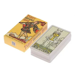 The Rider Waite Smith 1909 Tarocchi Oracle Deck per principianti Inglese Spagnolo Classic Divination Edition Gioca al gioco