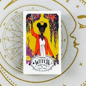 Cartes de Tarot de sorcière modernes, 78 jeux de cartes de Divination anglaise Oracle, parfaits pour les débutants, les femmes et les filles, usage personnel