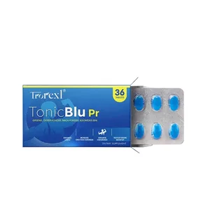 Trorexl-TonicBlu Pro - Kék tabletta a Rock-Hard Energy Volume Booster természetes osztriga ginzenghez a legjobb előnyökért