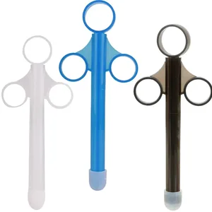 1PCS Pelincir Penyuntik 10ML Palam Dubur Mainan Seks untuk Lelaki Wanita Menyuntik Pelincir Pelancar Minyak Alat Bersih Dubur