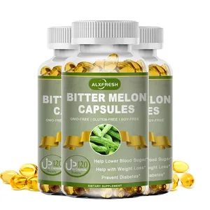 Alxfresh Extra Strength Bitter Melon 2500 mg 16:1 Ergänzung, standardisiert und konzentriert, 100 % vegetarisch, glutenfrei, gentechnikfrei