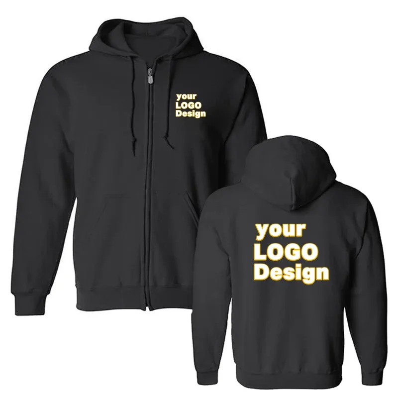 Custom Hoodies DIY ข้อความโลโก้ภาพพิมพ์คุณภาพสูง Hoodie ที่กำหนดเองกีฬา Casual Sweatshirt ส่วนบุคคลคริสต์มาสของขวัญ