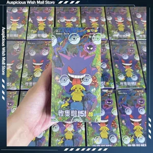 En Stock, tarjeta de Pokemon coleccionable 151, caja de refuerzo de grasa delgada, colección de tarjetas Ptcg chinas simplificadas, regalos de juguetes de Navidad