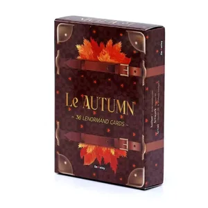 Baru Le Autumn Tarot 36 Lenormand Cards Deck Board Game Kad Tarot Bekalan Parti Lucu Lucu untuk Hadiah Parti Keluarga