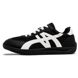 Barefoot Shoes Unisex Wide Width Artificial Leather Sneakers Classic Retro Minimalist Walking Shoes