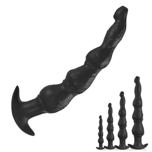 ซิลิโคนก้น Anal BUTT Plug นวดขนาดใหญ่ Anal Dildo พร้อม Flared ฐานพรีเมี่ยมการฝึกอบรมชุดของเล่นสำหรับผู้ใหญ่ผู้หญิงผู้ชาย